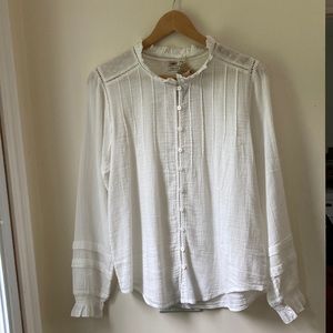 Faherty Willa Top- white- size M